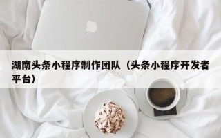 阳泉湖南头条小程序制作团队（头条小程序开发者平台）